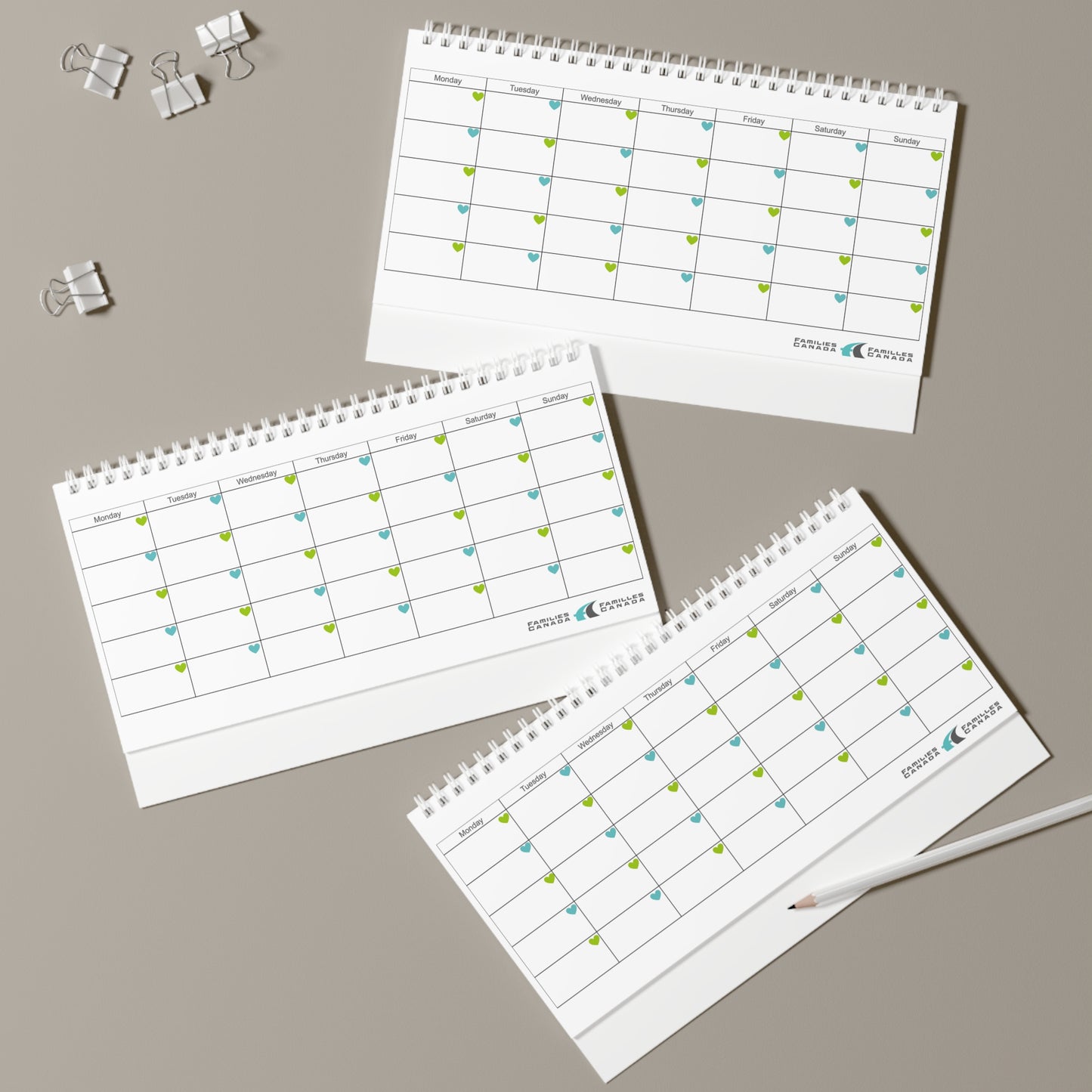 Community Customizable Desk Calendar