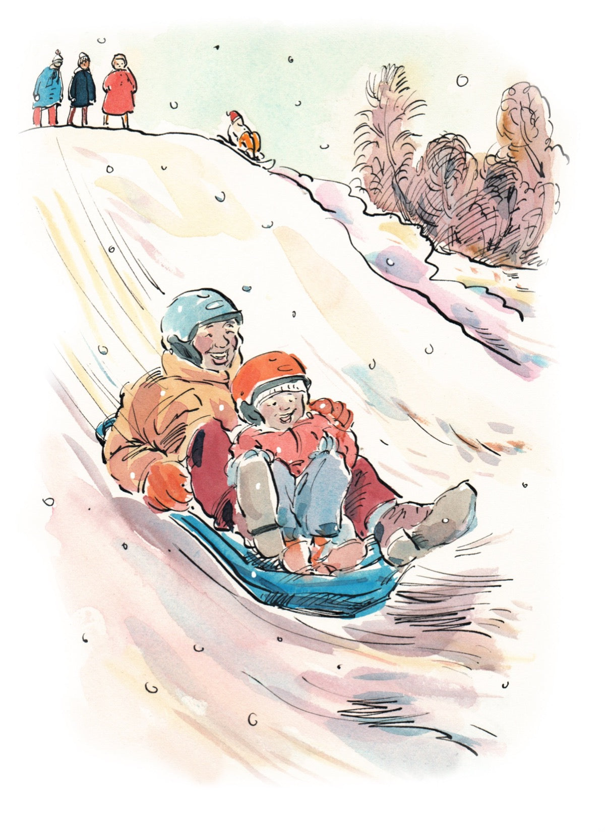 Image 104: Sledding