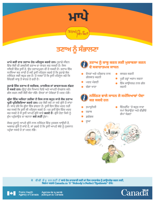 Nobody’s Perfect Tip Sheets - Parents: Handling Stress