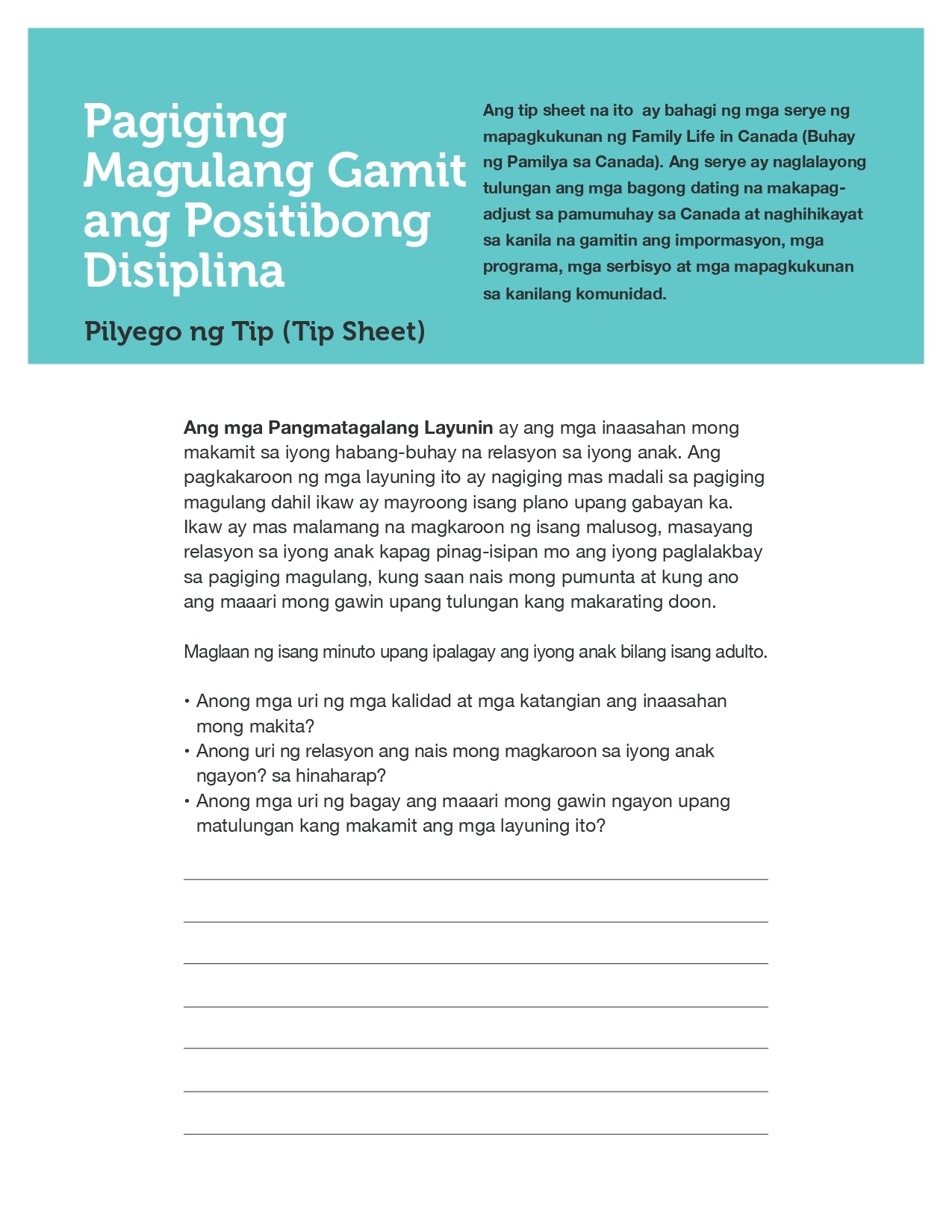 Parenting with Positive Discipline