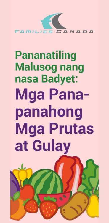 Seasonal Fruits and Vegetables Pamphlet