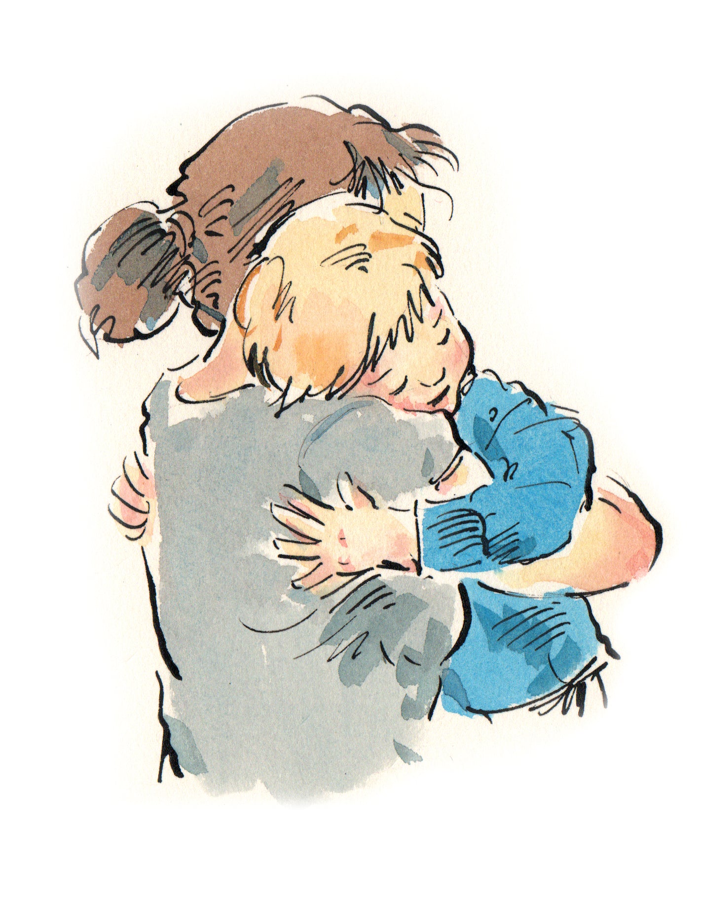 Image 109: Hugging Child