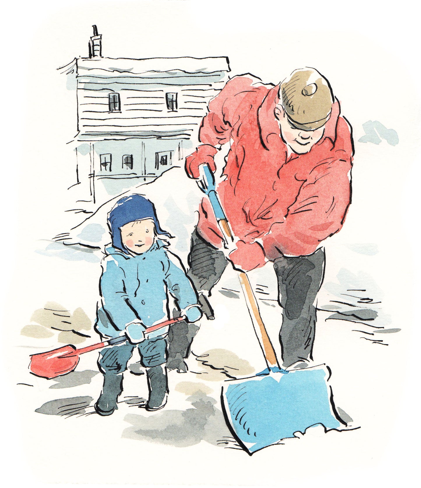 Image 125: Shovelling