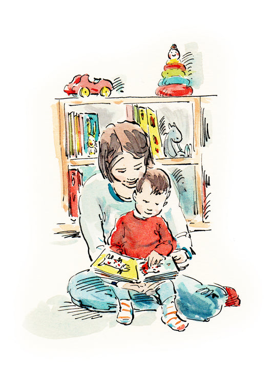 Image 137: Reading Together