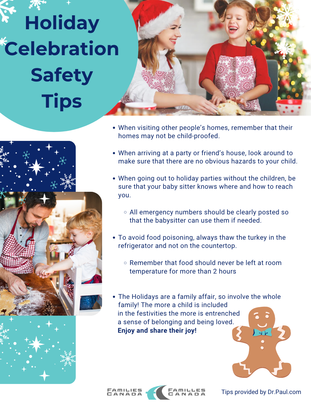 Holiday Celebration Safety Tip Sheet