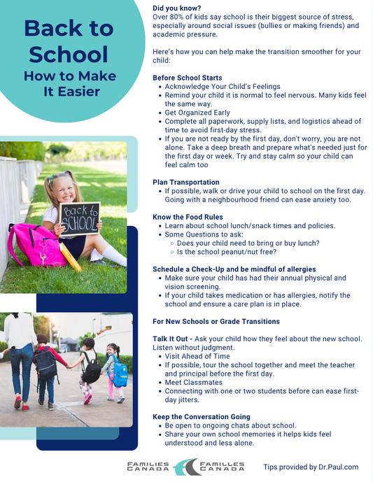 Back to School-How to Make It Easier