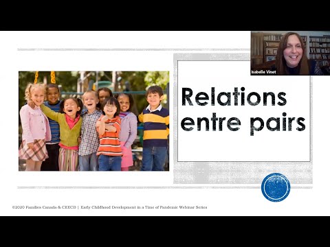 Le développement des jeunes enfants en période de pandémie: Relation entre pairs