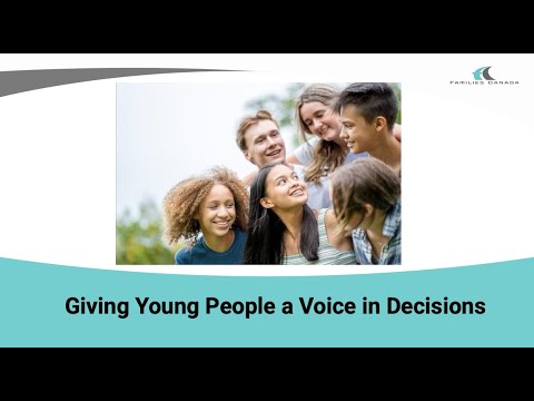 Giving Young People a Voice in Decisions