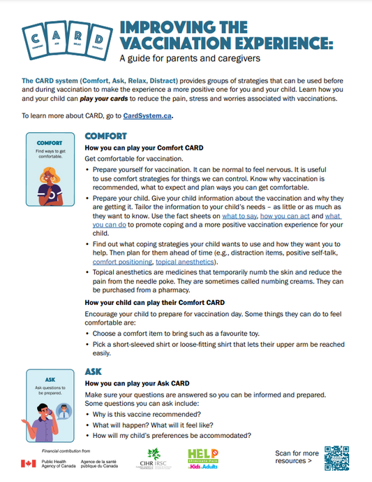 Improving the Vaccination Experience: A Guide for Parents and Caregivers
